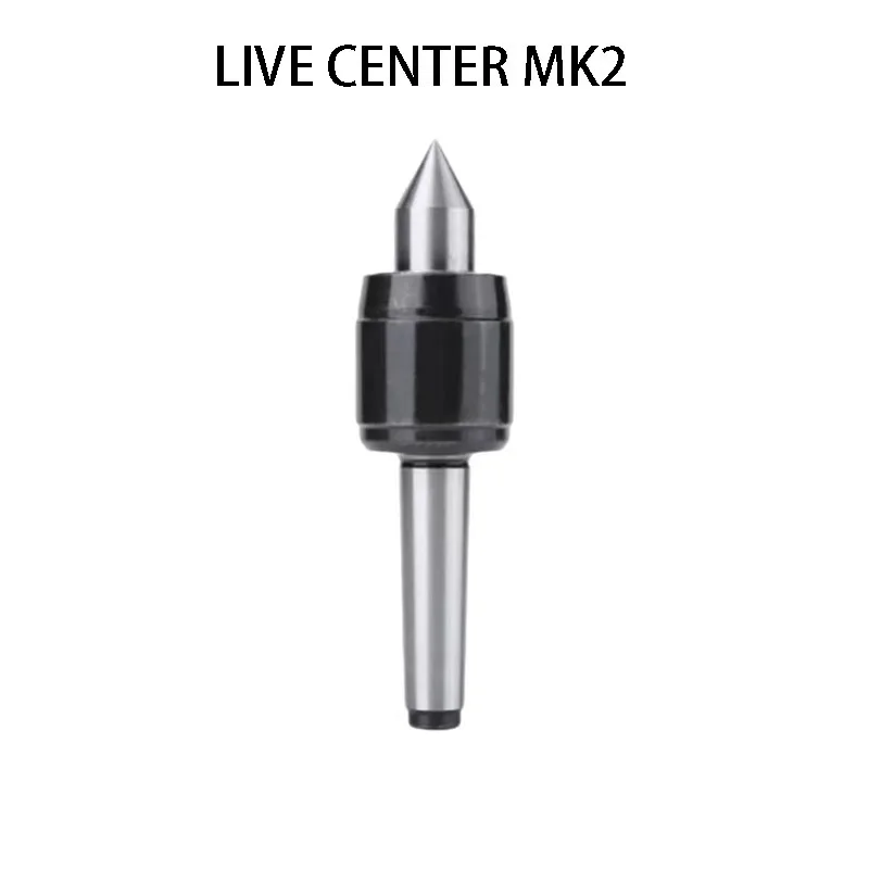 

MK2 Черный поворотный верхний штифт LIVE Center MK2 Высокоточный центр активного вращения Токарный станок с ЧПУ Точная обработка