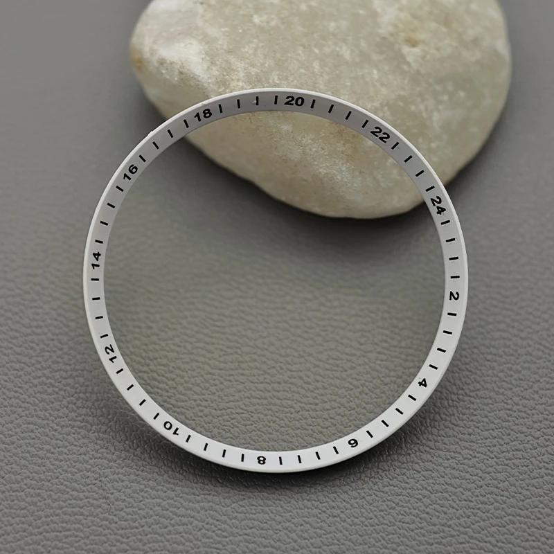 Dia 30.5mm Chapter Ring Fits SKX007 SKX009 SRPD Watch Cases Replace Plasticsr Inner Ring NH35 NH36 Watch Case Parts Refit