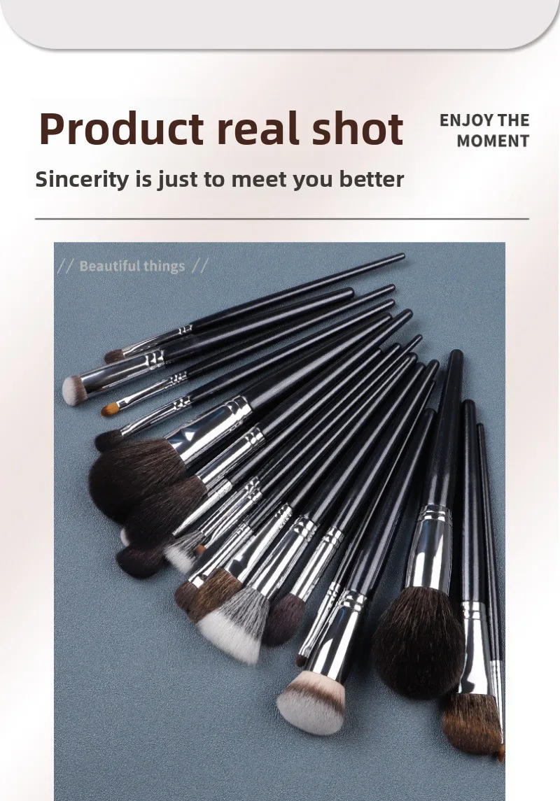 3PCS/PACK Luxury Cangzhou Full Makeup Brush Set, All-in-One Tools for Foundation Concealer Blush Loose Powder Eyeshadow Tool