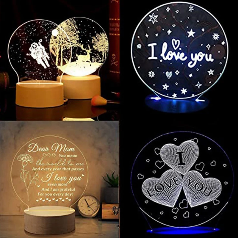 16 Pcs Transparent Sheets 16 Pieces 2 Mm Acrylic Organic Glass Sheets Transparent Acrylic Plates Round Squares