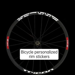 Road Bike Rim Sticker MTB Wheel Set Stickers 26 27.5 29 700C Personalized Cycling Reflective Decals  Bicycle Accessories