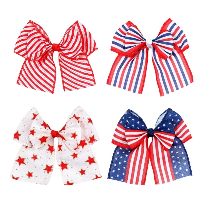 Independence Day Themed Hair Pin Headwear For Girls Kids Toddler Holiday Outfits