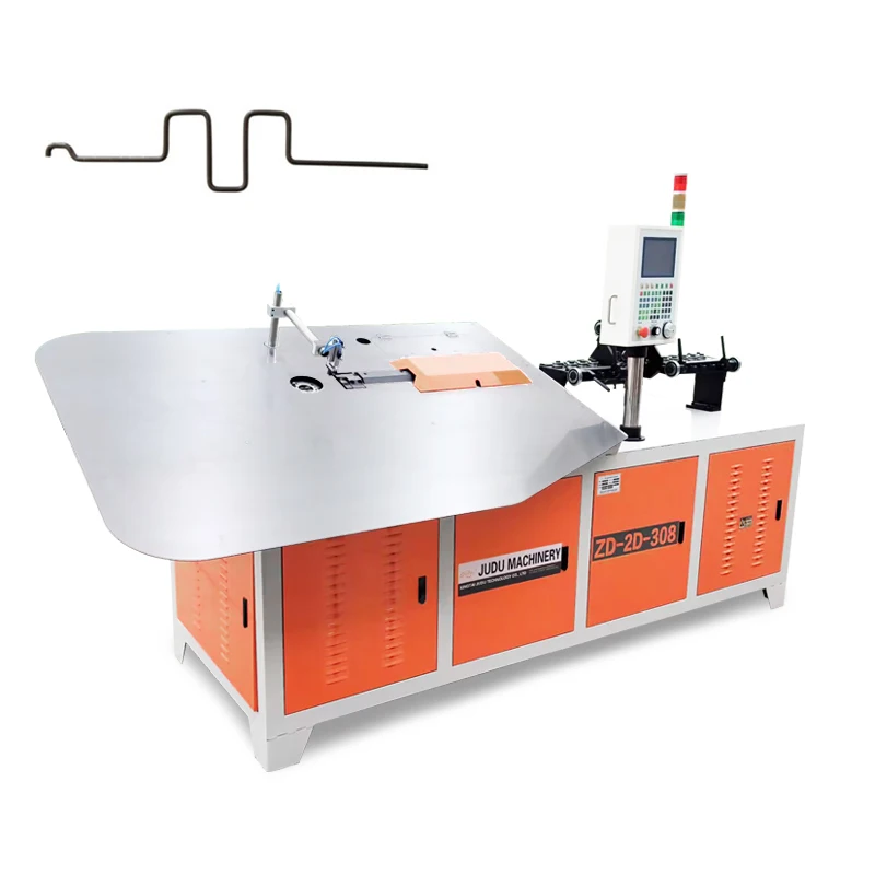 3-8mm Multi Function CNC Automatic Stainless steel Iron Wire Shaping 2D Bender 2D Wire Bending Machine