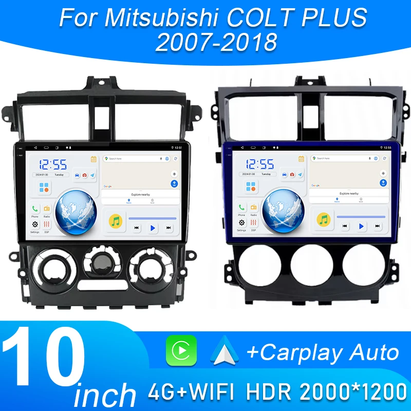 

Car Android 15 For Mitsubishi Colt Plus 2007-2012 Auto Head Unit Radio Multimedia Player Navigation GPS No 2din DVD 5G WIFI BT
