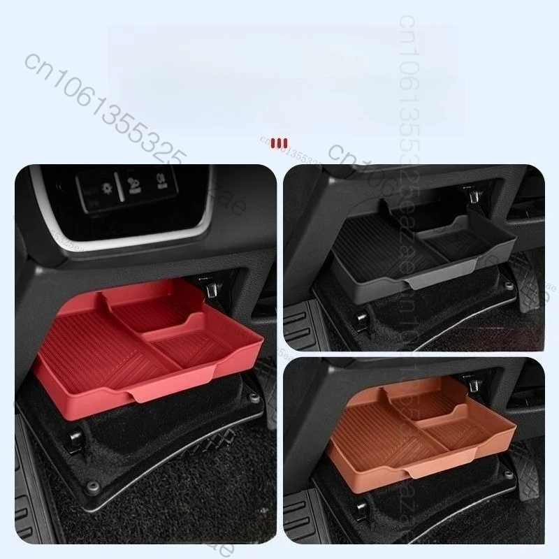لأودي A6 A7 C8 2019 2020 2021 2022 2023 2024 صندوق تخزين سيليكون داخل السيارة ، تحت صندوق تخزين مقعد السائق #6