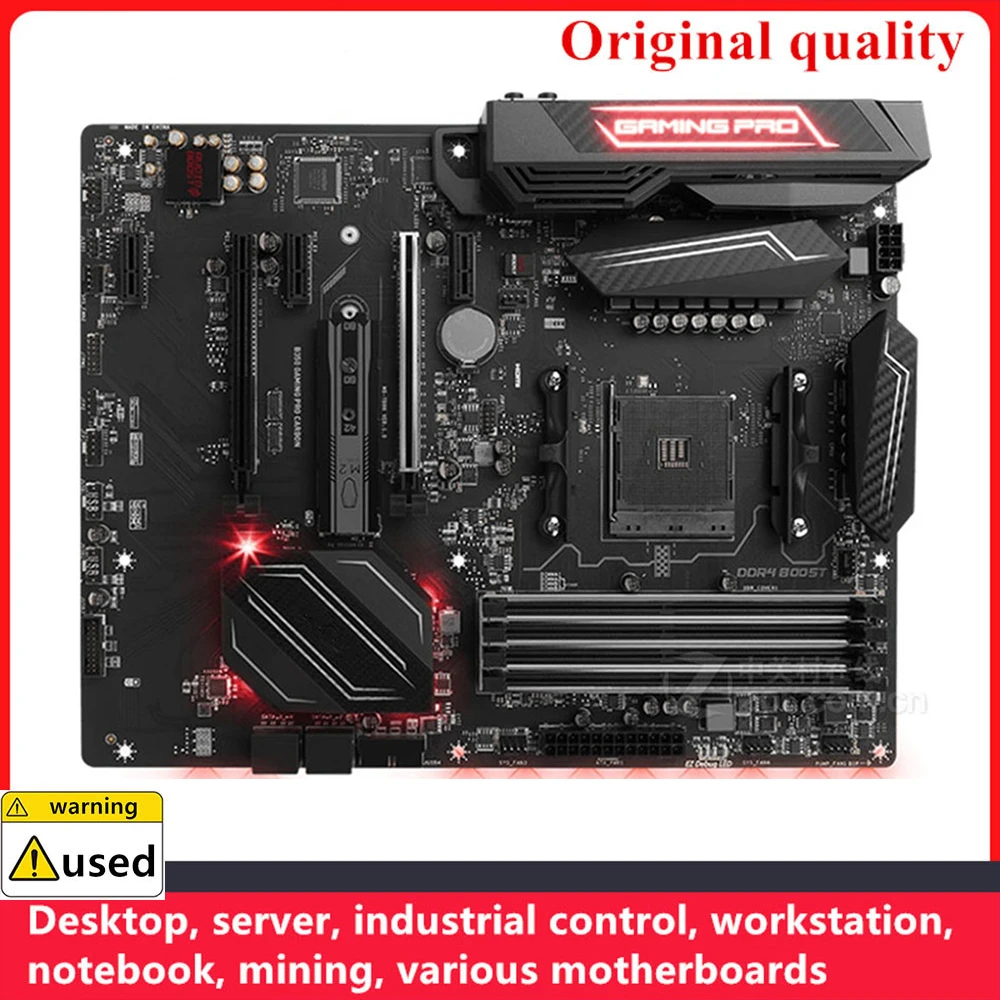 For B350 GAMING PRO CARBON Motherboards Socket AM4 DDR4 64GB For AMD B350 Desktop Mainboard SATA III USB3.0