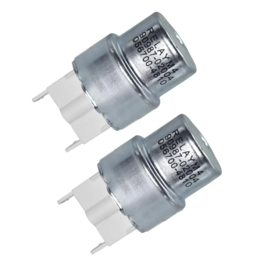 For Fixing Failing Switches Silver 12V Automotive Switch OE 90987-02004 Replacement High-grade Plastic Housing