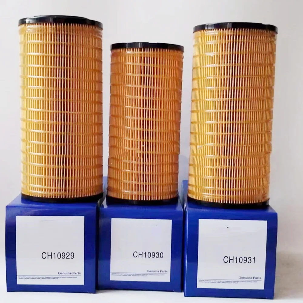 3Pcs CH10929 CH10930 CH10931 Fuel Water Separator Diesel Filter Elements For Perkins MGD06 MGE06 MGL06 Fuel Filter