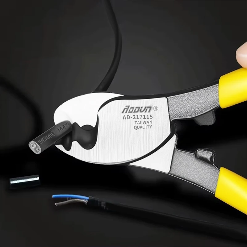 BAIHU 6/8/10 Zoll isolierter Kabelschneider Elektriker Professionelle Zange Stoßdämpfer Abisolierzange Kabel Schere Handwerkzeuge – Detail 7
