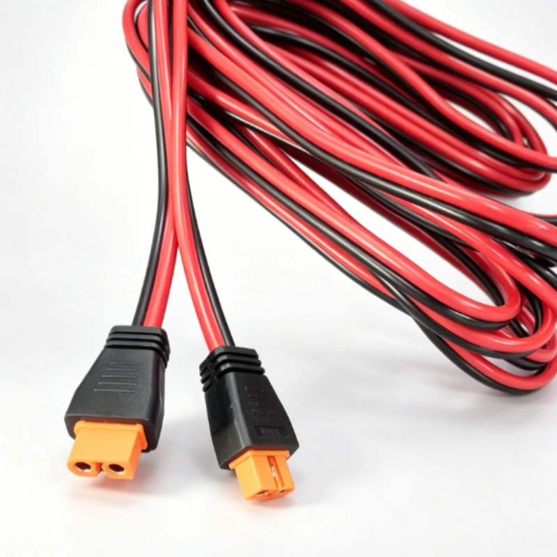 12AWG XT60i Extension Cord 6 Meters Heavy-Duty PVC Housing for Outdoor Solar Power Station and RV Applications