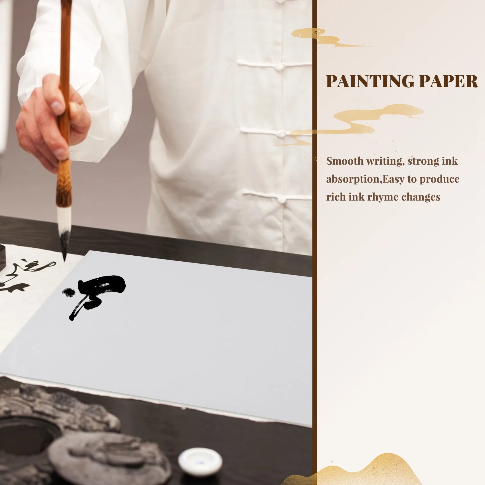 30 sheet white Painting Paper Xuan Paper Rice Paper Chinese Painting and Calligraphy 36cm*25cm