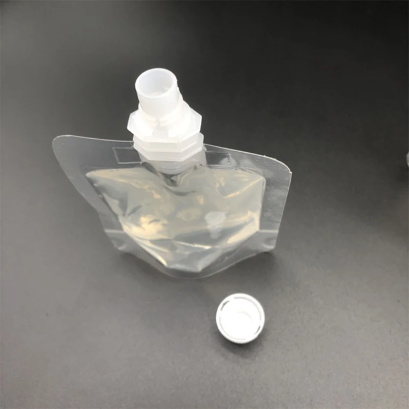 10Pcs/lot Multi-size Stand Up Plastic Drink Bag Transparent Packaging Pouch for Travel Camping Liquid Juice Milk Sealing Bags