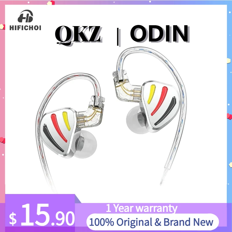 

QKZ ODIN HiFi in Ear Wired Earphone Tuning Balance Dynamic Metal Monitor Headphone with Detachable Cable