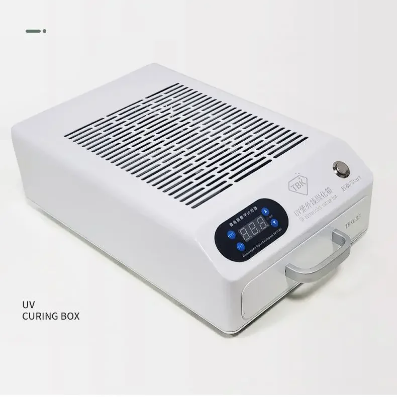 TBK 605 100W MINI UV CURING LAMP BOX 48 LEDS CURVED SURFACE SCREEN UV CURING BOX