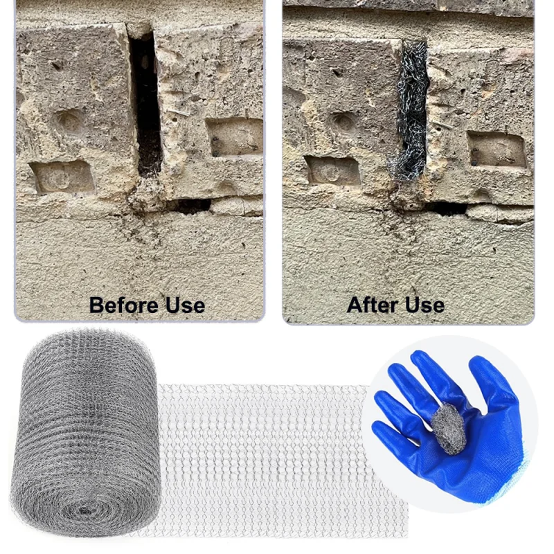 15–3 Meter Drahtgeflecht, Lochfüllung, Stoff, Lückenblocker aus Edelstahl, einfach zu bedienen, mit flexibler, dehnbarer Hardware, perfekter Füllstoff – Detail 4