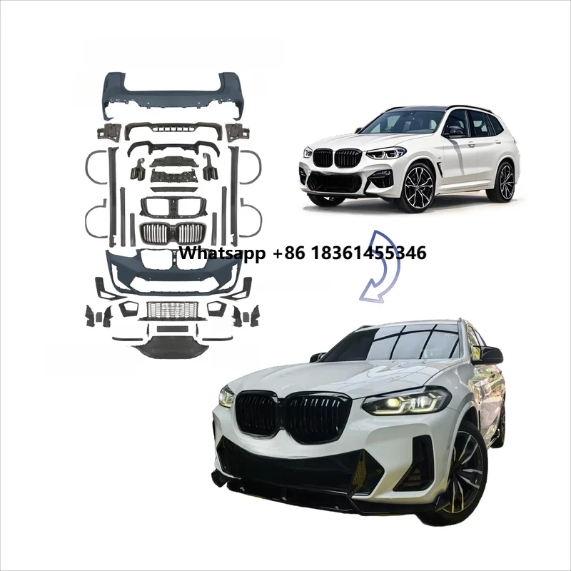 

X3 F97 Pre 2018-2021Chang to G01 X 2023 Style-sport Style Bodykit Bumper Facelift