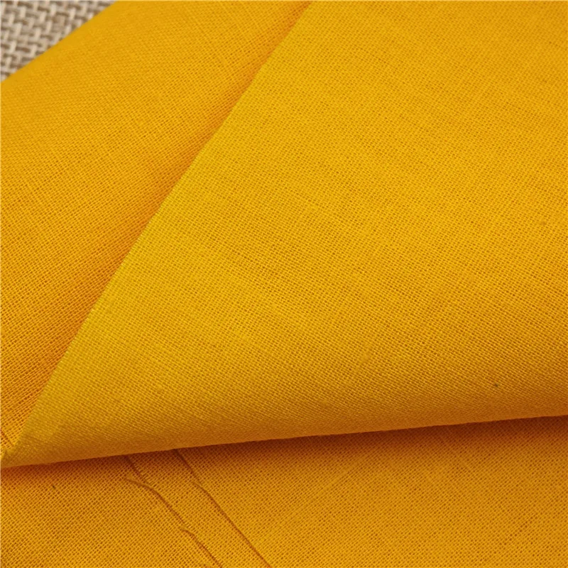 Traditional Yellow Folk Cotton Fabric Pure Ethnic Blue Cloth Ceremonial Clothing Temple Use Ancestral Garments Sewing Fabrics