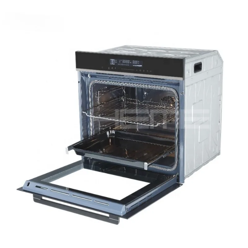 Horno multiturbo empotrable 74 litros 3 vasos multifunción 60 cm horno freidora de aire con control táctil negro