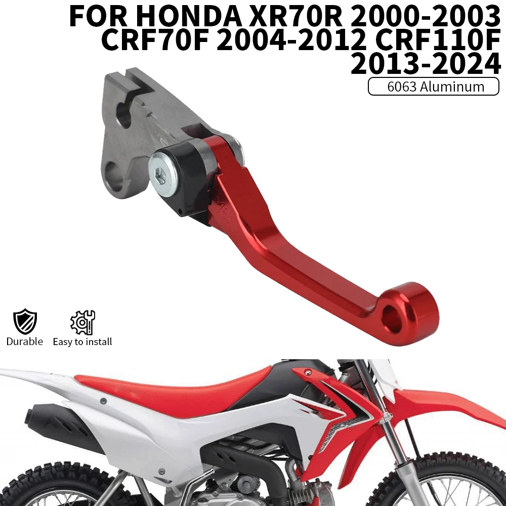 CNC Bremshebel Für HONDA XR70R 2000-2003 CRF70F 2004-2012 CRF110F 2013-2024 Dirt Bike Motorrad teile Motorräder Zubehör