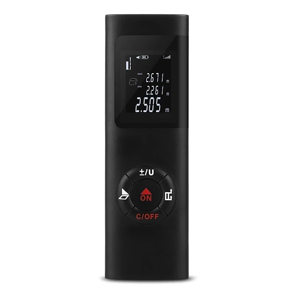 Imagem -04 - Digital Tape Measure Handheld Digital Laser Point Distance Meter Tape Range Finder Measure 40m 131ft