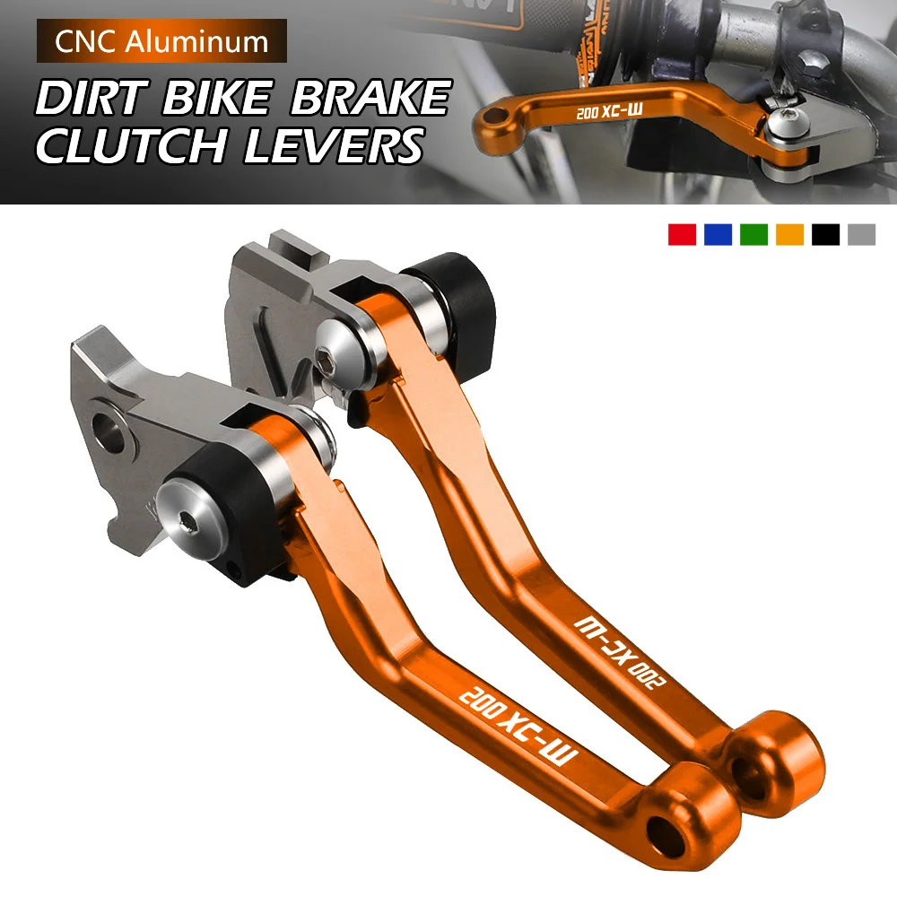 

Motocross Pivot Brake Clutch Levers For 200XCW 2009 2010 2011 2012 2013 2014 2015 2016 Motorcycle Access Dirt Bike Handle Lever
