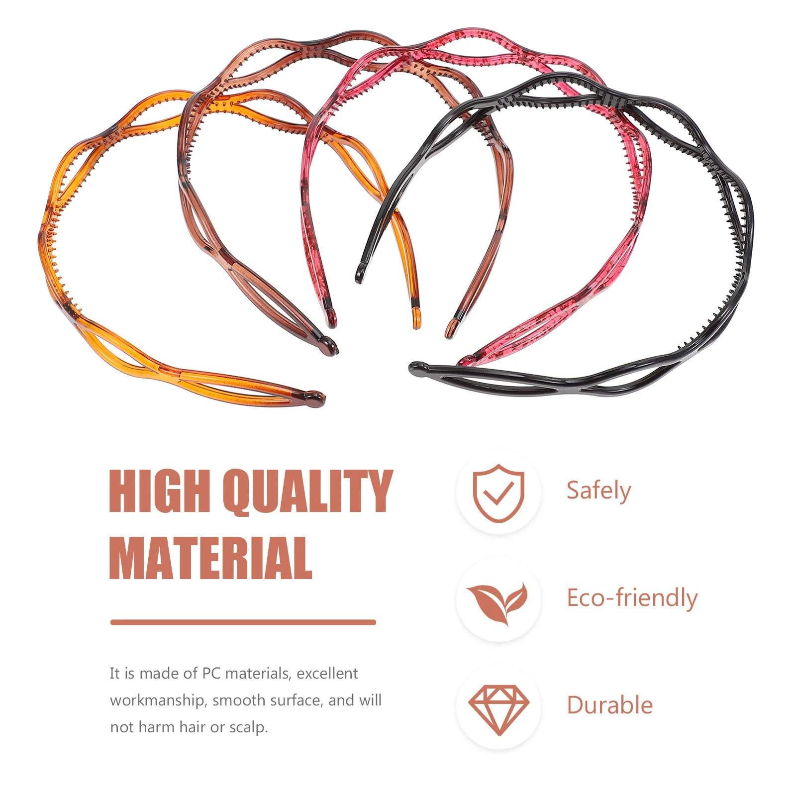 

4 шт., полая стильная повязка для волос, женский головной убор, нежный легкий декор для головы для ежедневного использования, вечерние, выпускные, школьные аксессуары для волос