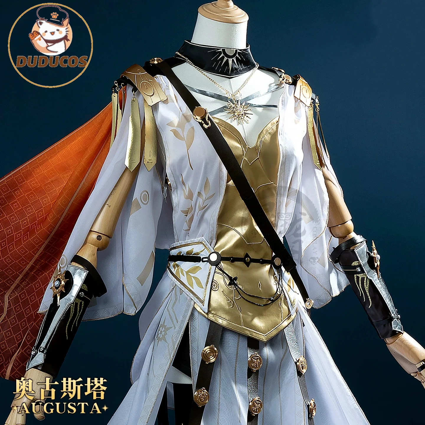 DUDU-R Game Wuthering Waves Augusta Cosplay Costume Augusta Outfit Wig Shoes For Hallowmas Party Adult Women Men view 3