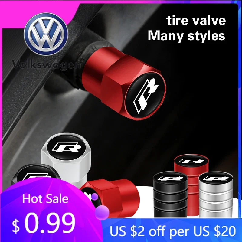 

Металлические колпачки для автомобильных шин, аксессуары для защиты от пыли, для VW Volkswagen Jetta MK5 Golf, R Volkswagen Magotan R-Li