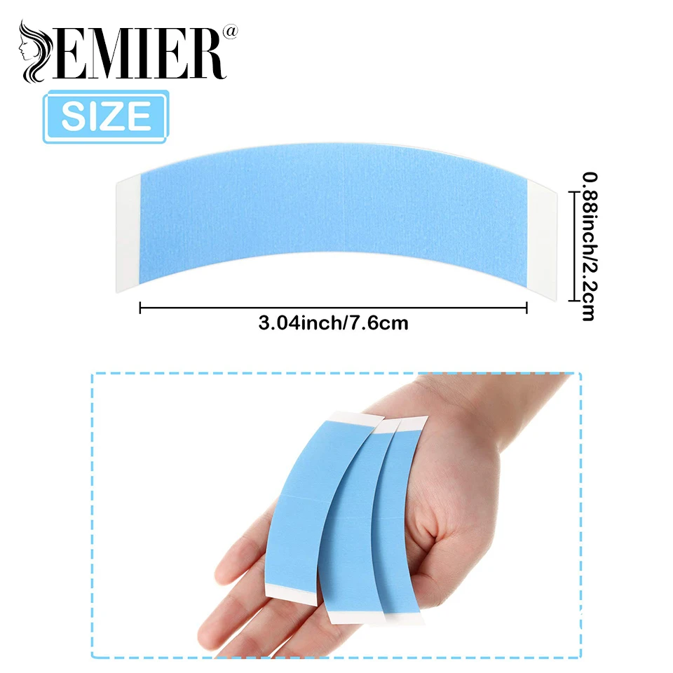 36 pièces/lot Super bande imperméable à l'eau ruban adhésif Double face Walker bande pour perruque de dentelle hommes toupet Ultra tenir cheveux accessoires