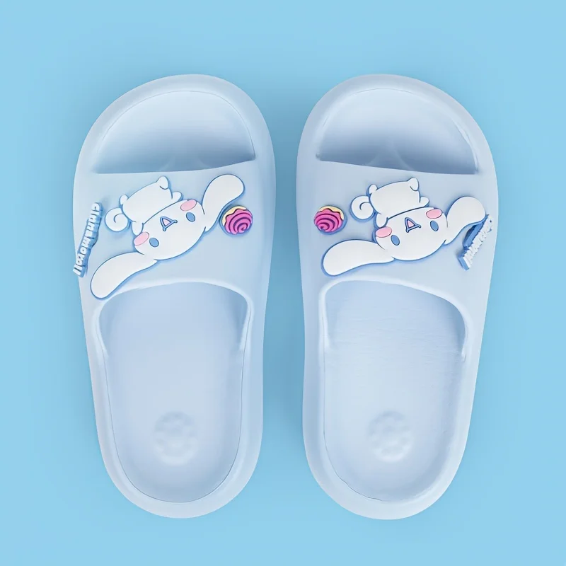 

Cute Girls Open Toe Slippers - Non-slip, super lightweight, suitable for indoor and outdoor fun - Cartoon design soft sole home