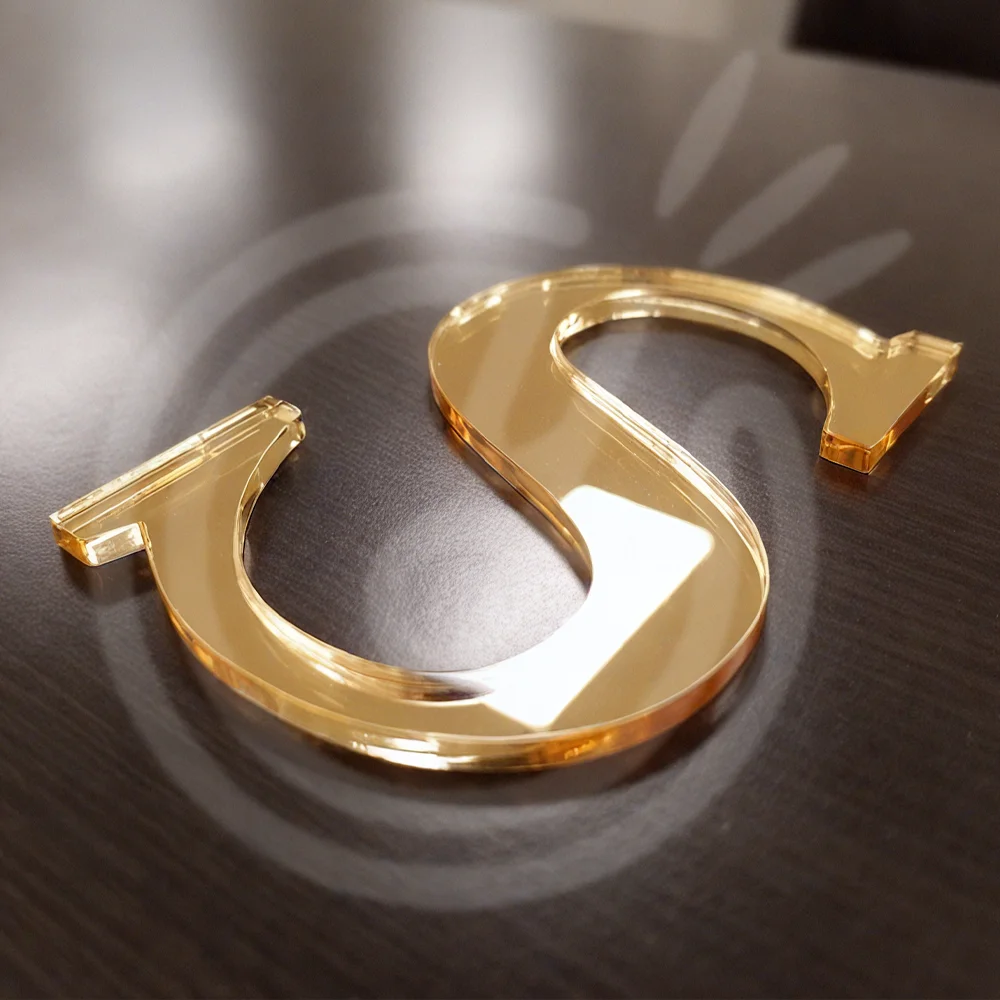 Lettere acriliche personalizzate Segnaletica al neon 3D Senza luci a LED Pubblicità Insegna luminosa Decorazione da parete con logo aziendale aziendale