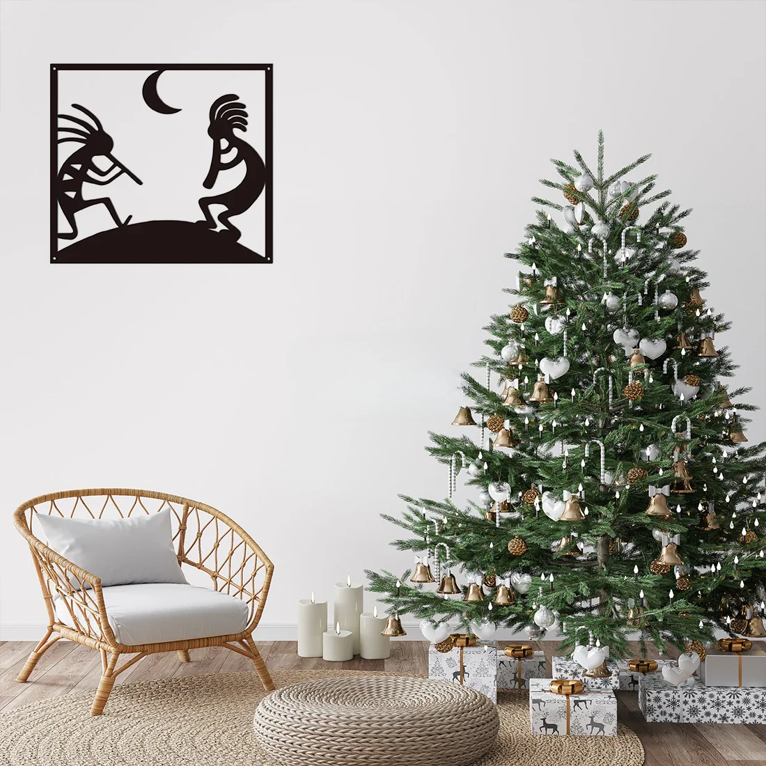 

CIFBUY Decoration 1pc Metal Decor, Modern Wall Hanging Decor, Boys and Girls Room Kindergarten Living Room Nursery Bedroom Decor