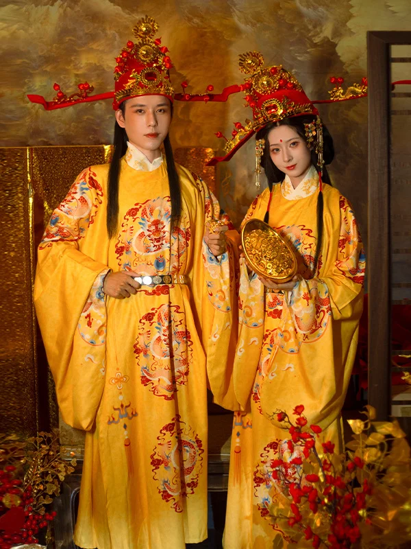 

Новогодний костюм для сценических выступлений: полный комплект, головной убор Богини Удачи, традиционный китайский этнический костюм для женщин