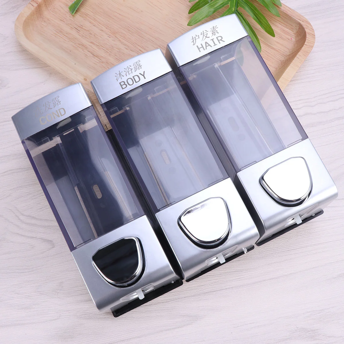 

Wall-mounted Lotion Conditioner Dispenser Rv Soap Bathroom Pump Shampoo Shower Gel