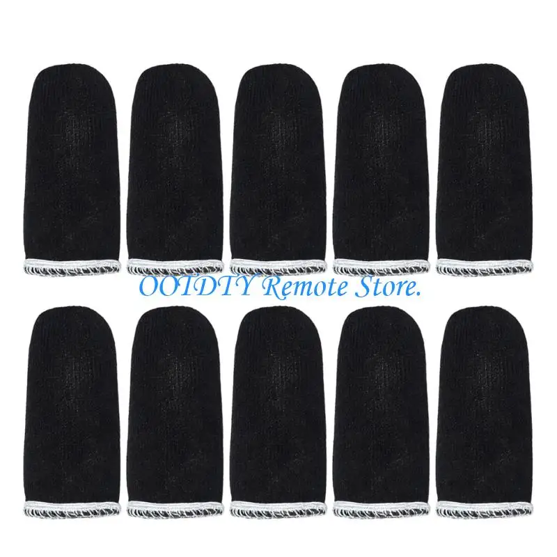 

Набор из 10 непромокаемых хлопковых перчаток для пальцев с эластичными краями, универсальных для длительного выполнения работ и