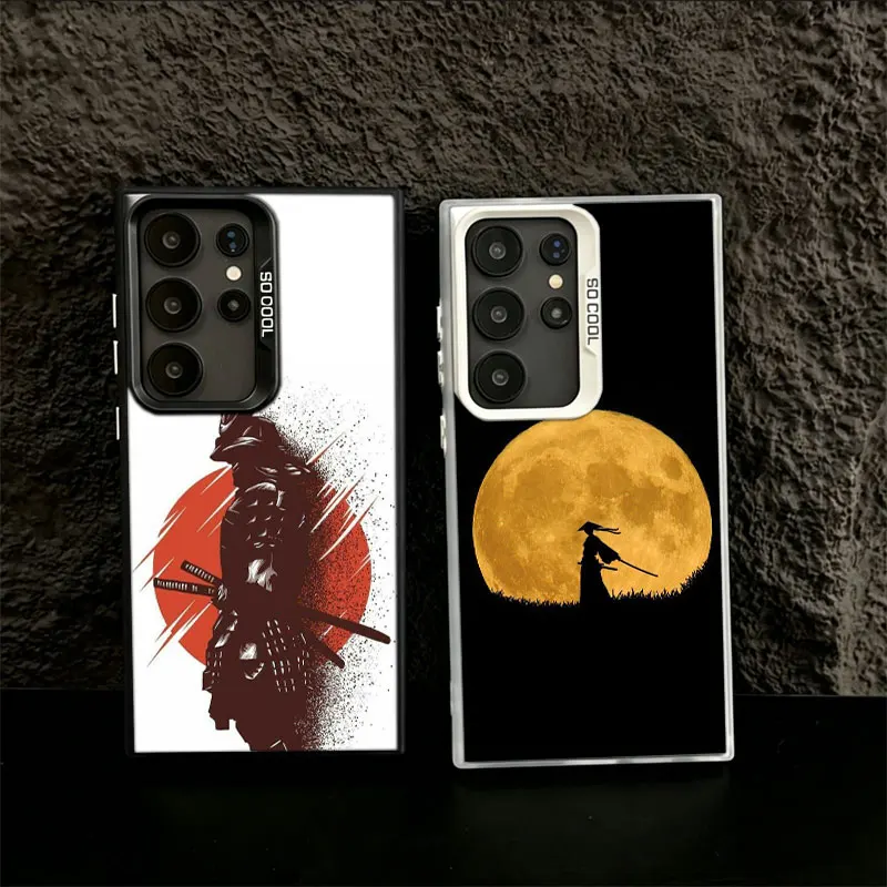 Japan The Samurai Ninja Phone Case for Samsung S26 Ultra S25 Edge S24 FE S23 FE S22 Plus Galaxy S21 S20 Cover Back Anti-fall Pat