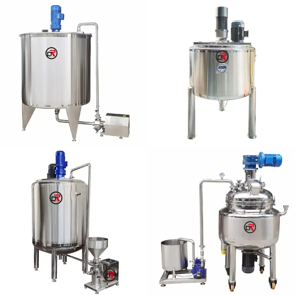 

Top Open Liquid Storage Mixing Tank Soap Making Machine 1000 Liters Pump Mix Industrial Stainless Steel Water Tank for Heat