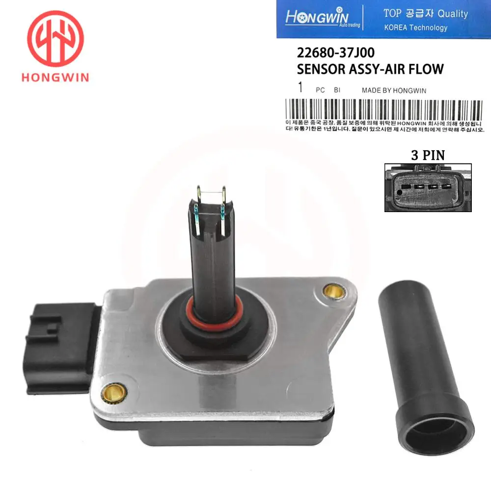 Sensor de flujo de aire masivo para Nissan Patrol GQ Y60 TB42E, 2268037J00 22680-37J00 AFH70-05, motor de gasolina de 4,2 L, 1992-1997