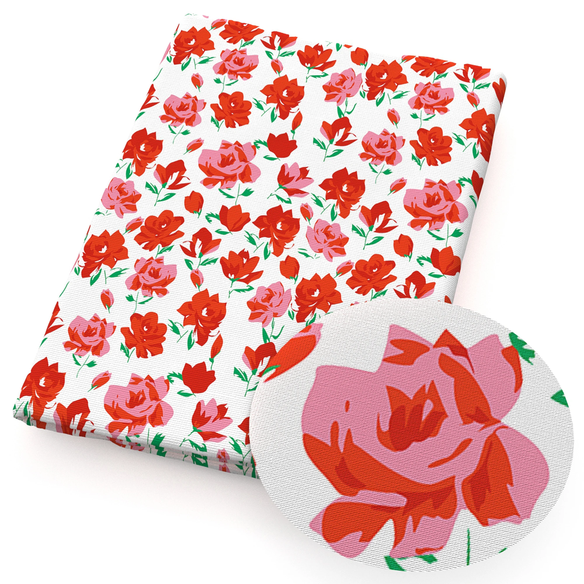 Blossom Flowers Florals Printed Polyester Pure Cotton Material By the Meter Patchwork Tissue Sewing Quilting Fabrics Needlework