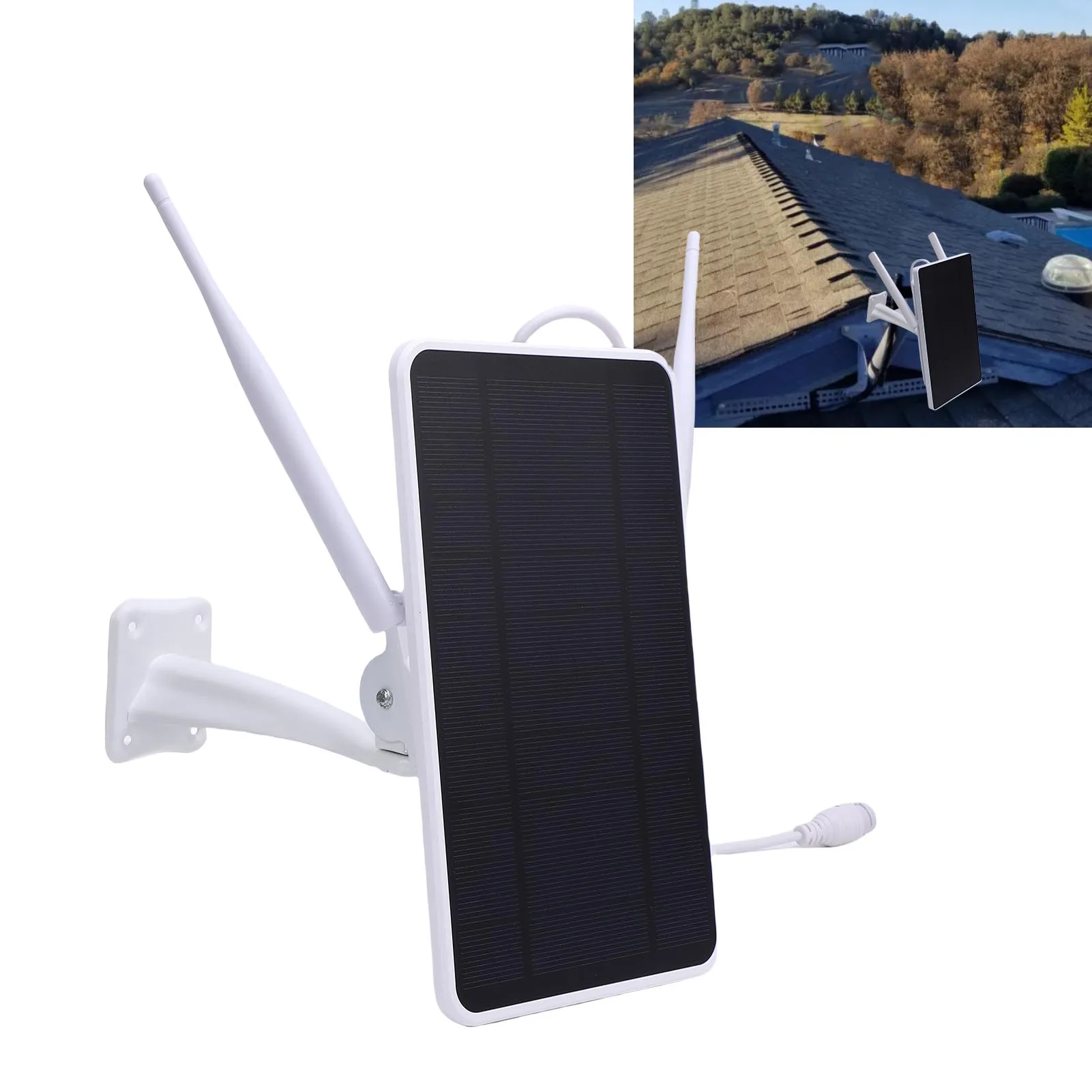 

6W Solar Powered Modem Router Long Endurance IP66 Water Proof 4G WiFi Solar Router Repeater for Outdoor