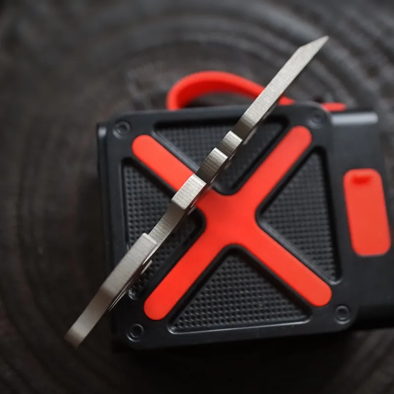 TC4 Titanium Alloy Small Lever Key Buckle Bottler Wrench Solve EDC Pocket Tool