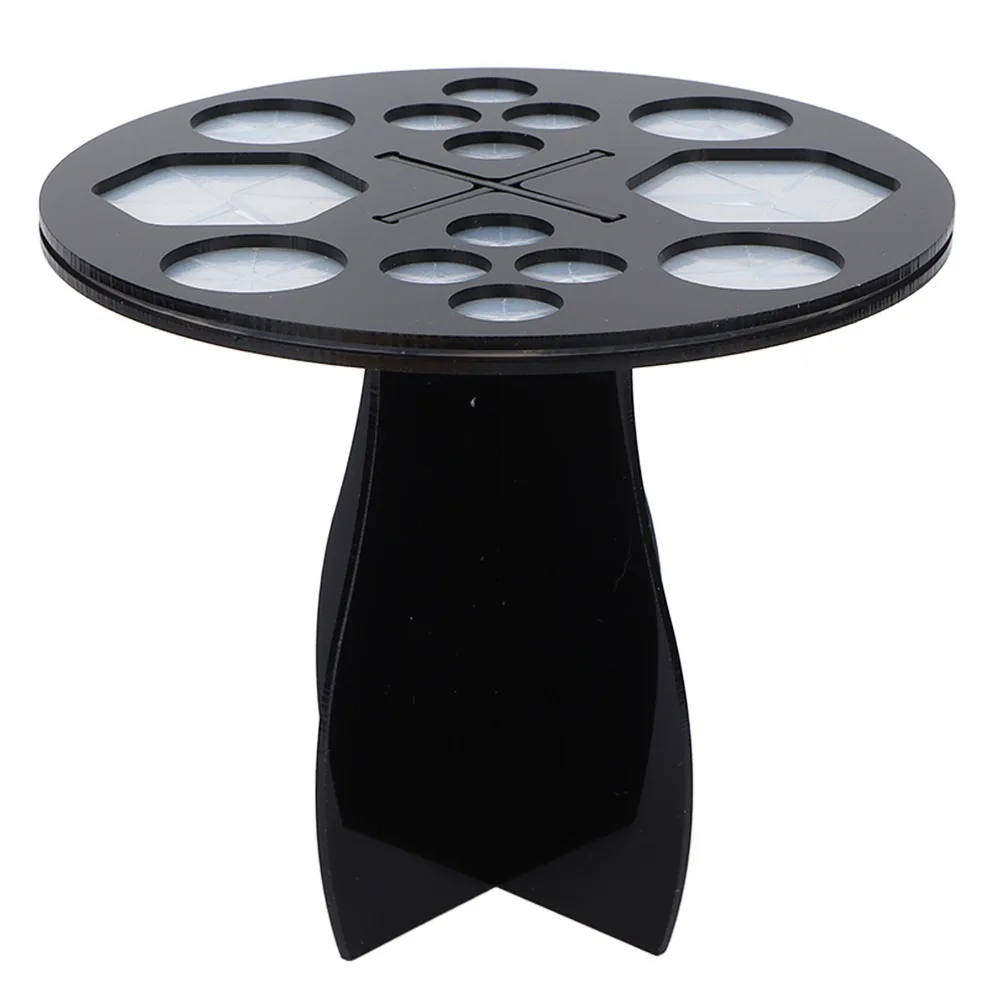Acrylic Makeup Brush Drying Rack 14 Hole Brush Display Stand Makeup Brush Organizer Freestanding Makeup Brush Holder