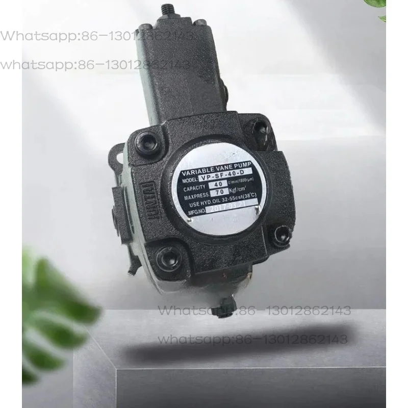Variable Displacement Hydraulic Vane Pump VP-SF-12/15/20/30/40-D VP-20D Flat Keyed Shaft Oil Pump For Industrial Hydraulic Syste