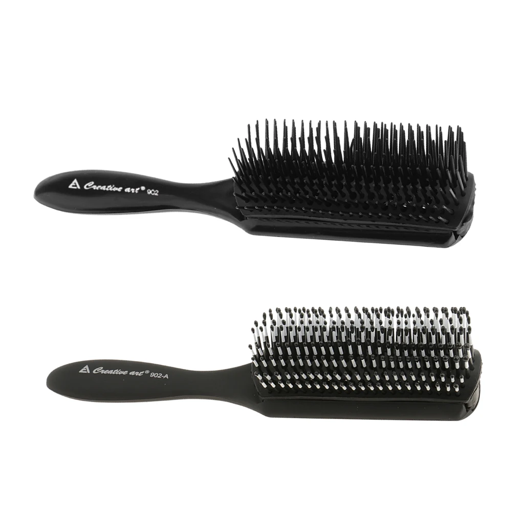 Hairdressing Teasing Comb Set Adjustable Anti-static Styling Brush Hair Tools for Salon Human and Synthetic Hair