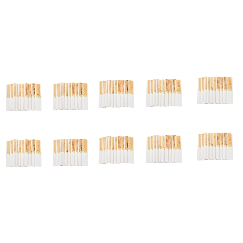 

100Pcs/ Box Eb Alto Saxophone Reeds Sax Reeds Strength 2.5 Woodwind Instrument Parts & Accessories