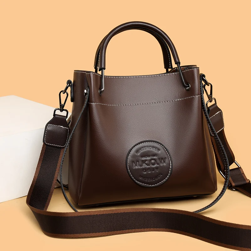 

Luxury Women Layers Soft PU Leather Shoulder Crossbody Bags High Quality Female Messenger Tote Sac 2024 Designer Ladies Handbags
