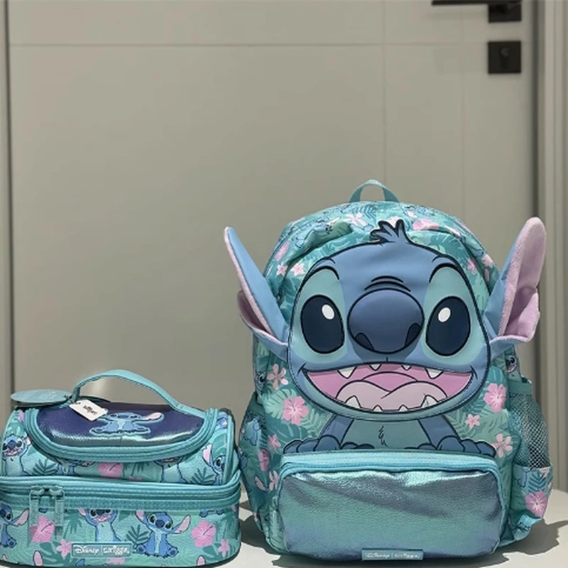 

Smiggle Backpack From Australia Genuine Stitch Rabbit Car Cartoon Series School Bag Anime Student Gift Separate Compartments