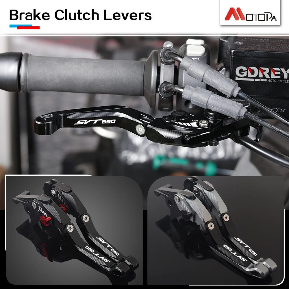 

Clutch Brake Lever For QJMOTOR SVT650 SVT 650 Adjustable 5D Clutch Brake Levers QJMOTOR SVT650