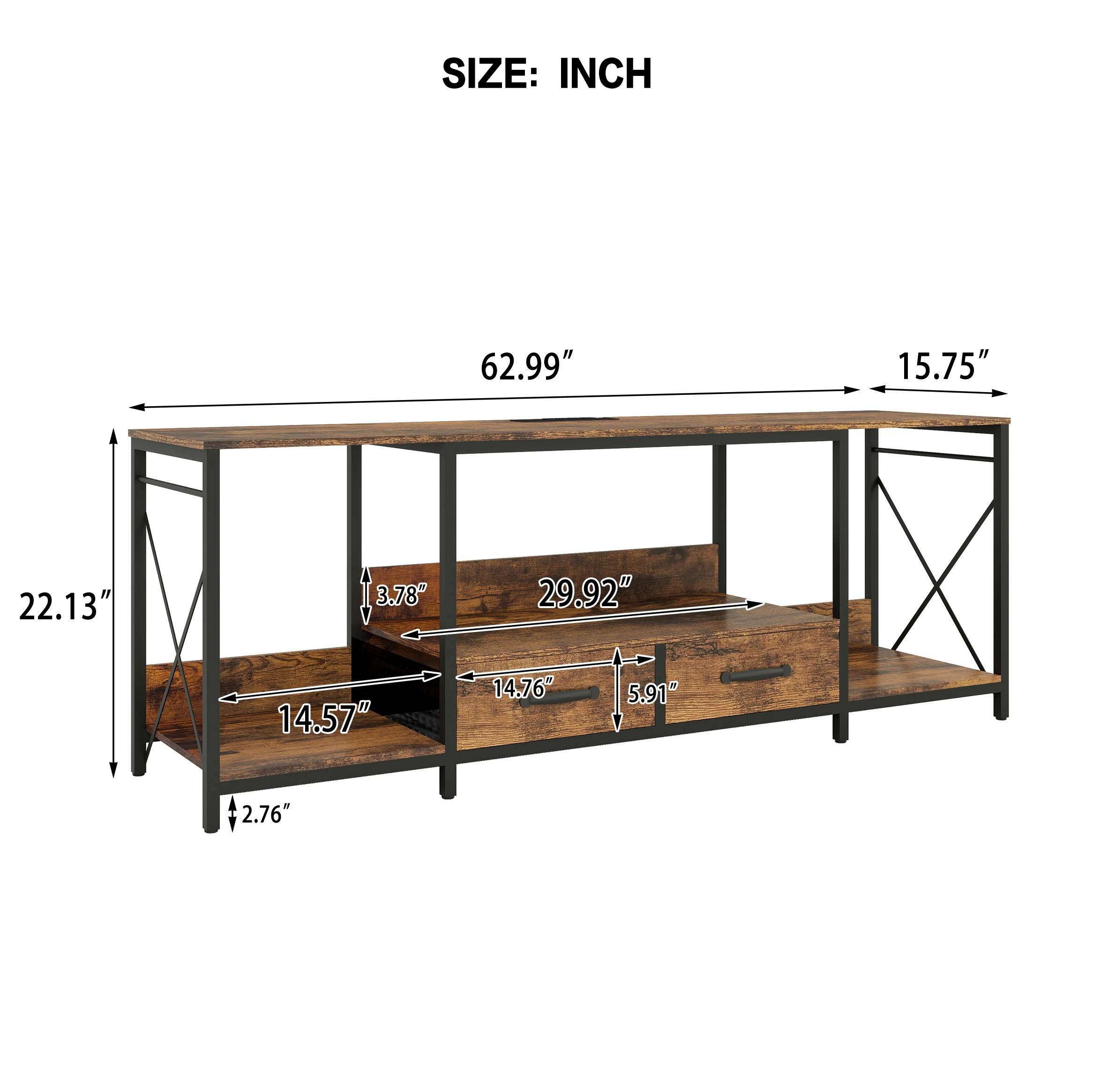 US LED TV Stand For 60