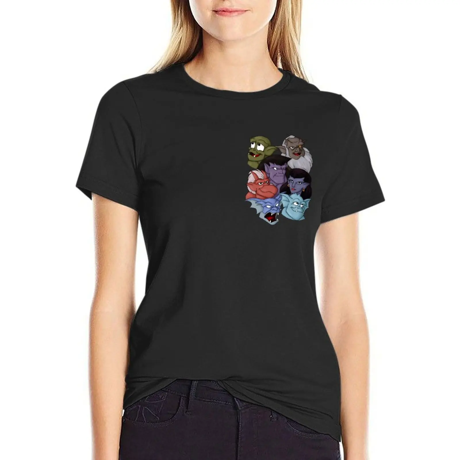 

Gargoyles T-Shirt summer top customs design your own plain quick-drying Women clothes